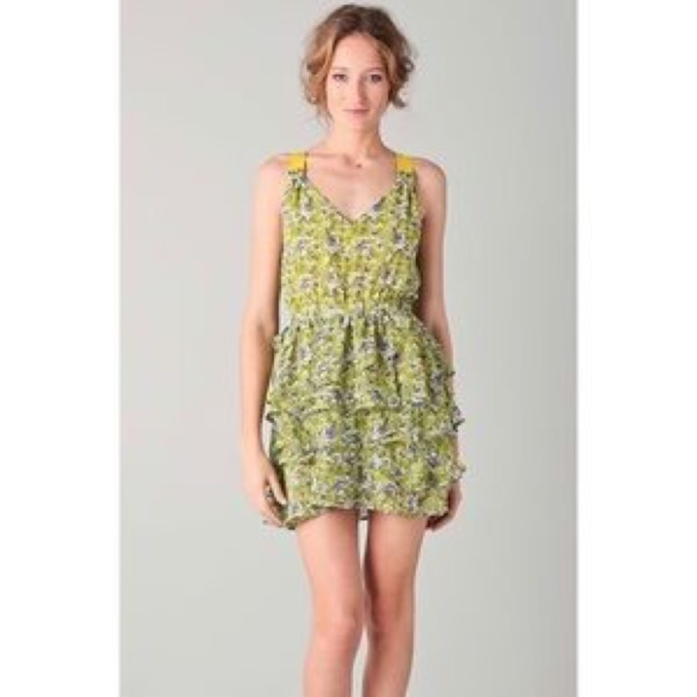 Patterson J. Kincaid Gardenia Dress